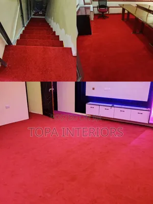 Quality Red Wall to Wall Carpets for Office and Altar Floor Insulation