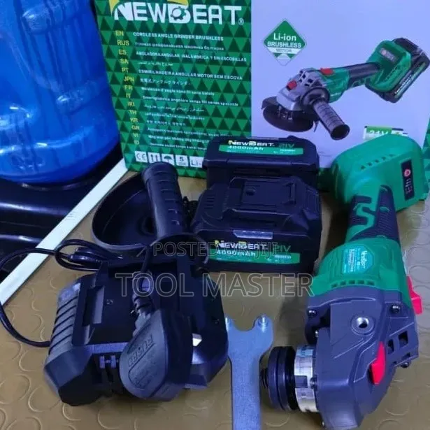 Newbeat Brushless Cordless Angle Grinder/4.5" Cordless Grinder 21v