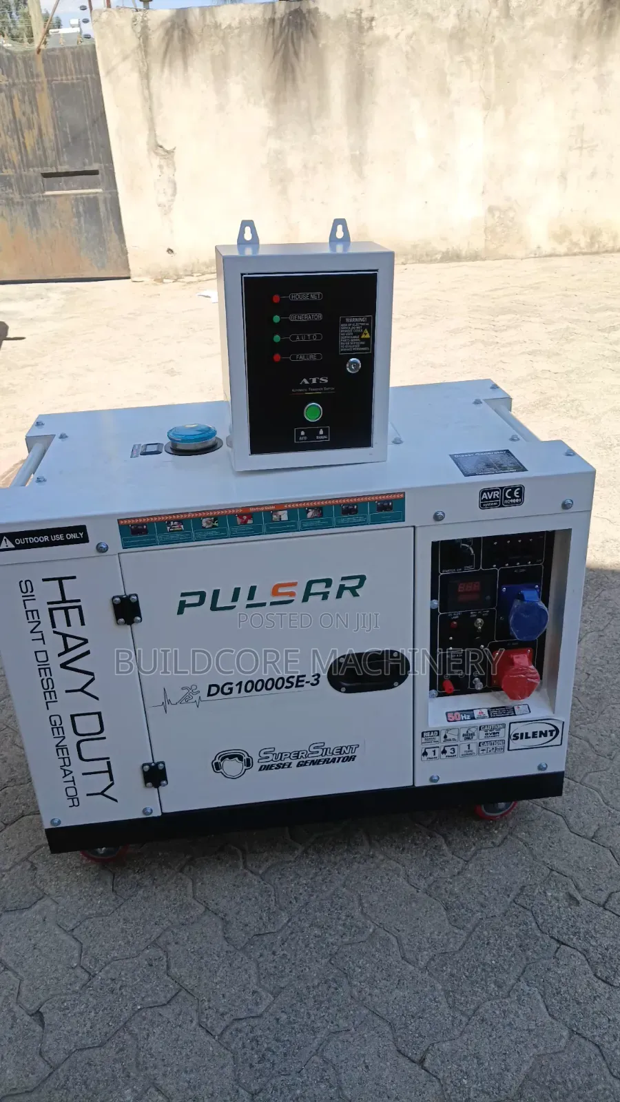 10kva Dual Phase Pulsar Generator With ATS