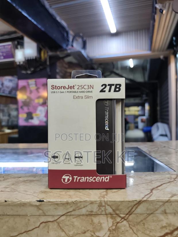 Transcend StoreJet 25C3N 2TB Portable Harddrive