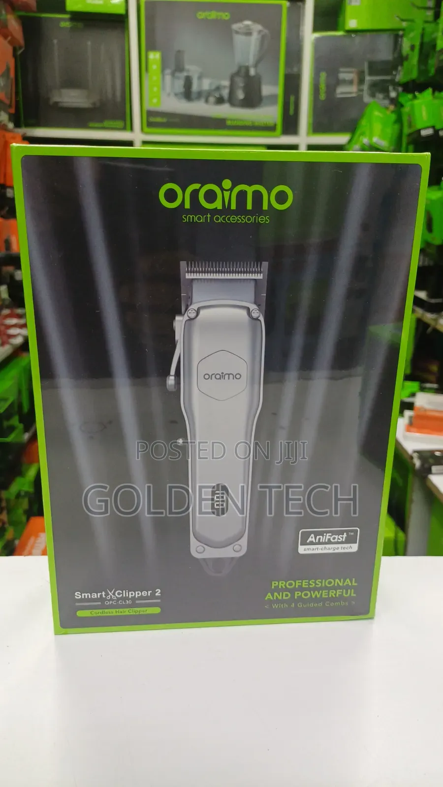 Oraimo Smart Clipper 2 Professional  Clipper With 4 Guided Combs