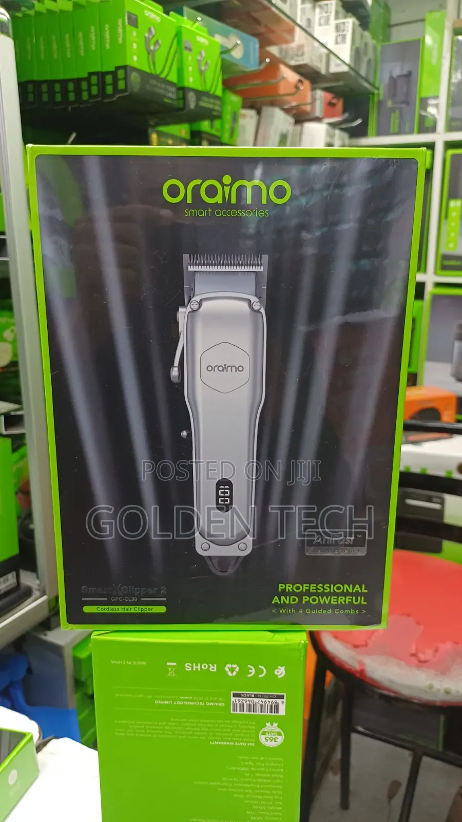 Oraimo Smart Clipper 2 Professional  Clipper With 4 Guided Combs