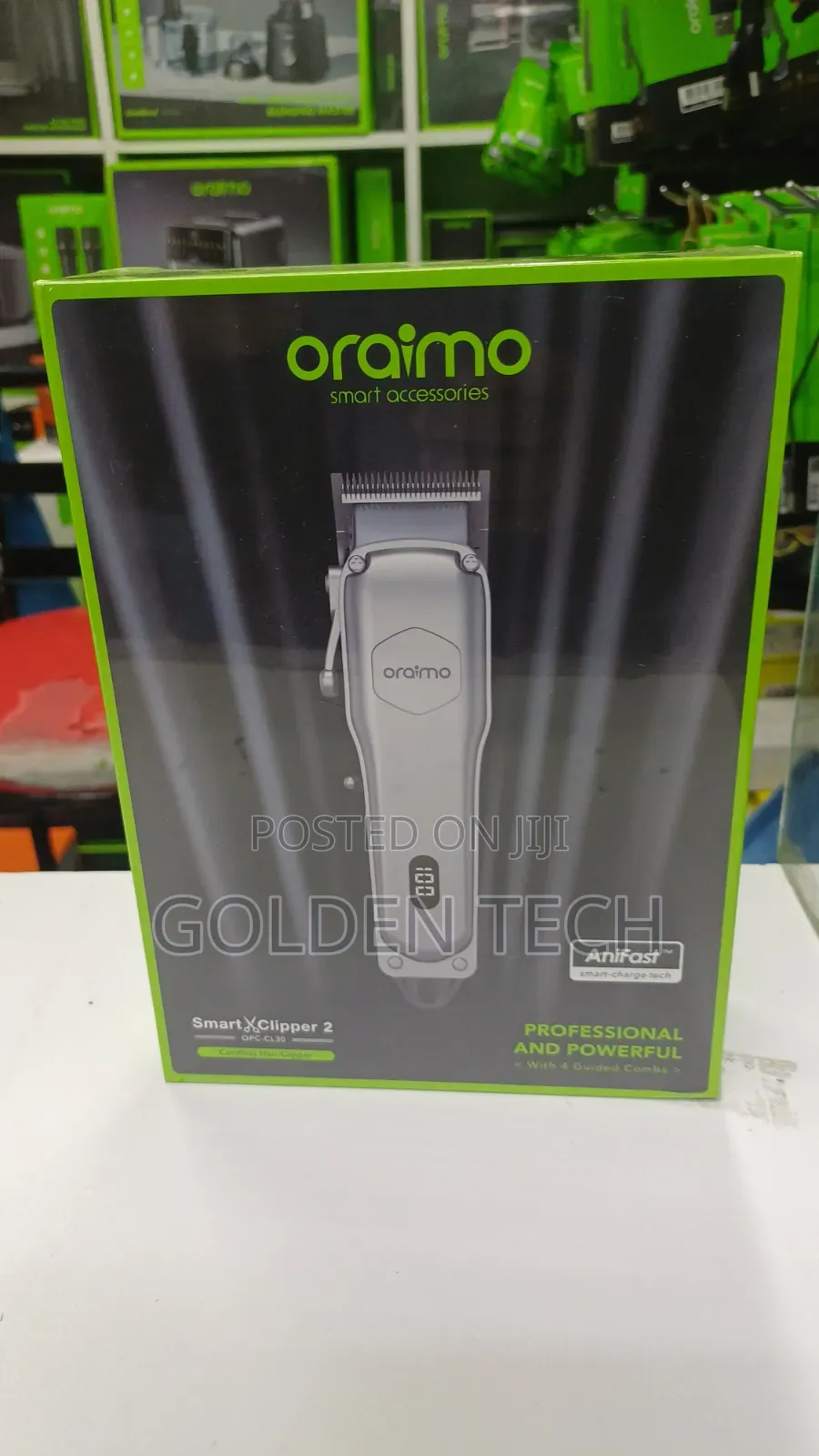 Oraimo Smart Clipper 2 Professional  Clipper With 4 Guided Combs