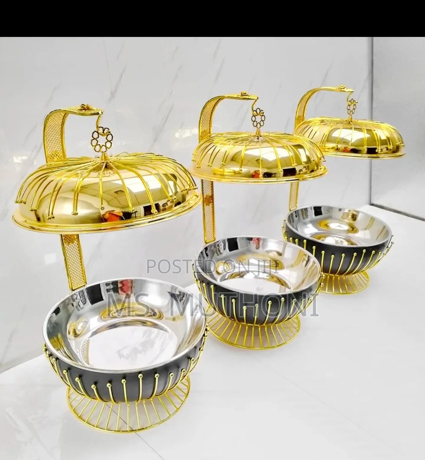 Stunning Luxury 8.0L Round Hanging Chafing Dishes!