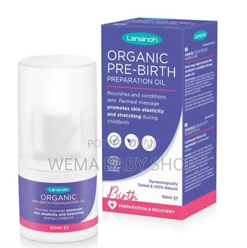 50Ml Lansinoh Organic Pre-Birth Preparation Oil