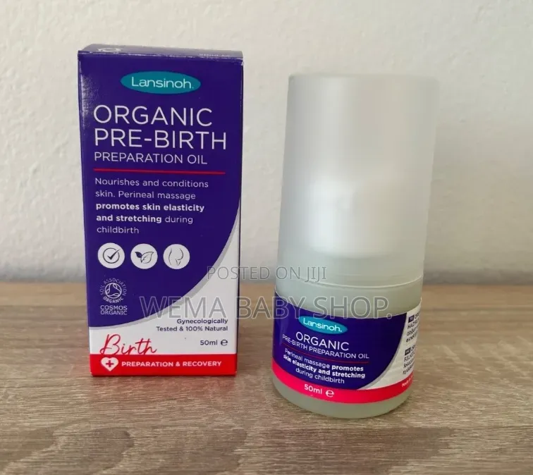 50Ml Lansinoh Organic Pre-Birth Preparation Oil