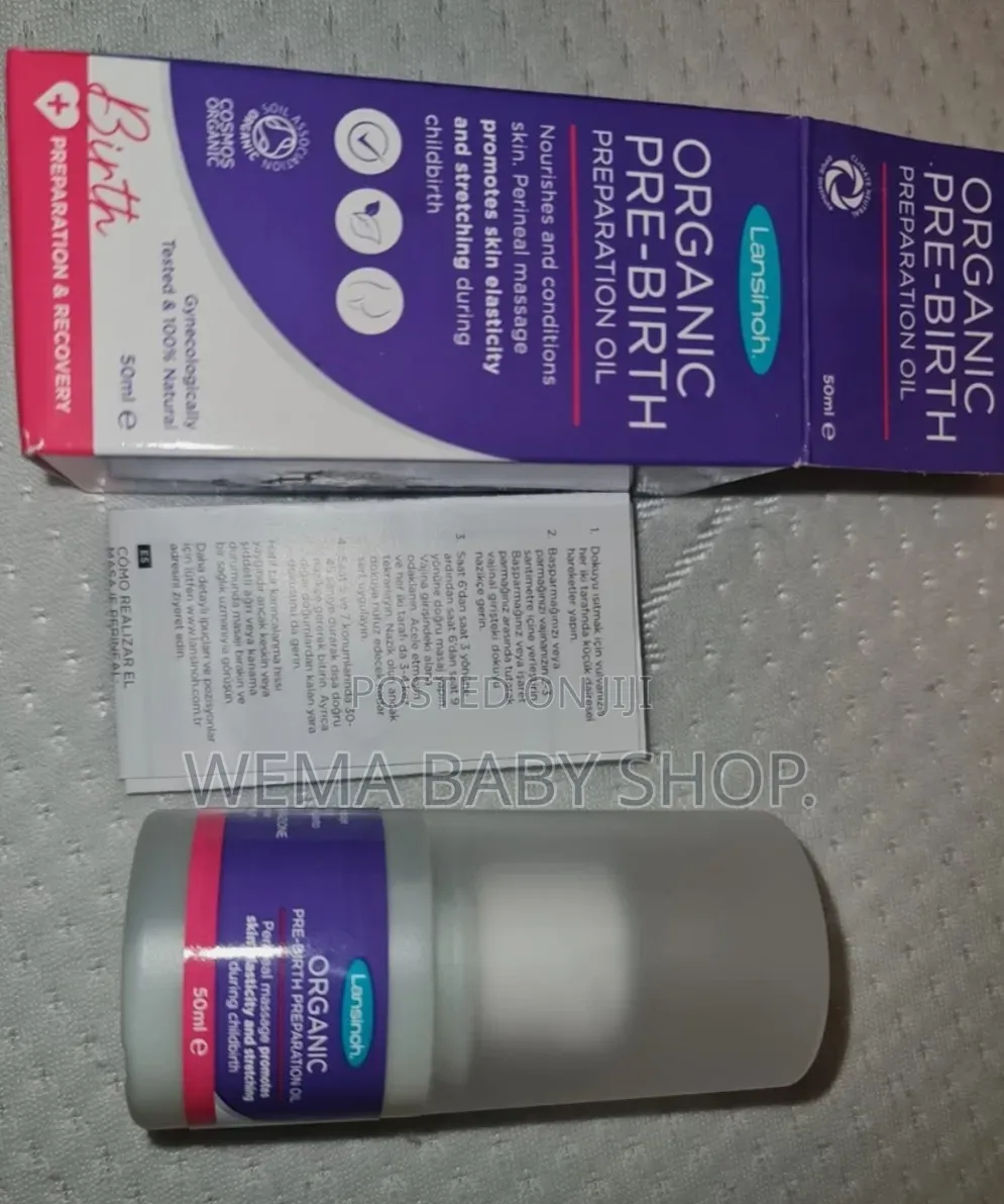 50Ml Lansinoh Organic Pre-Birth Preparation Oil