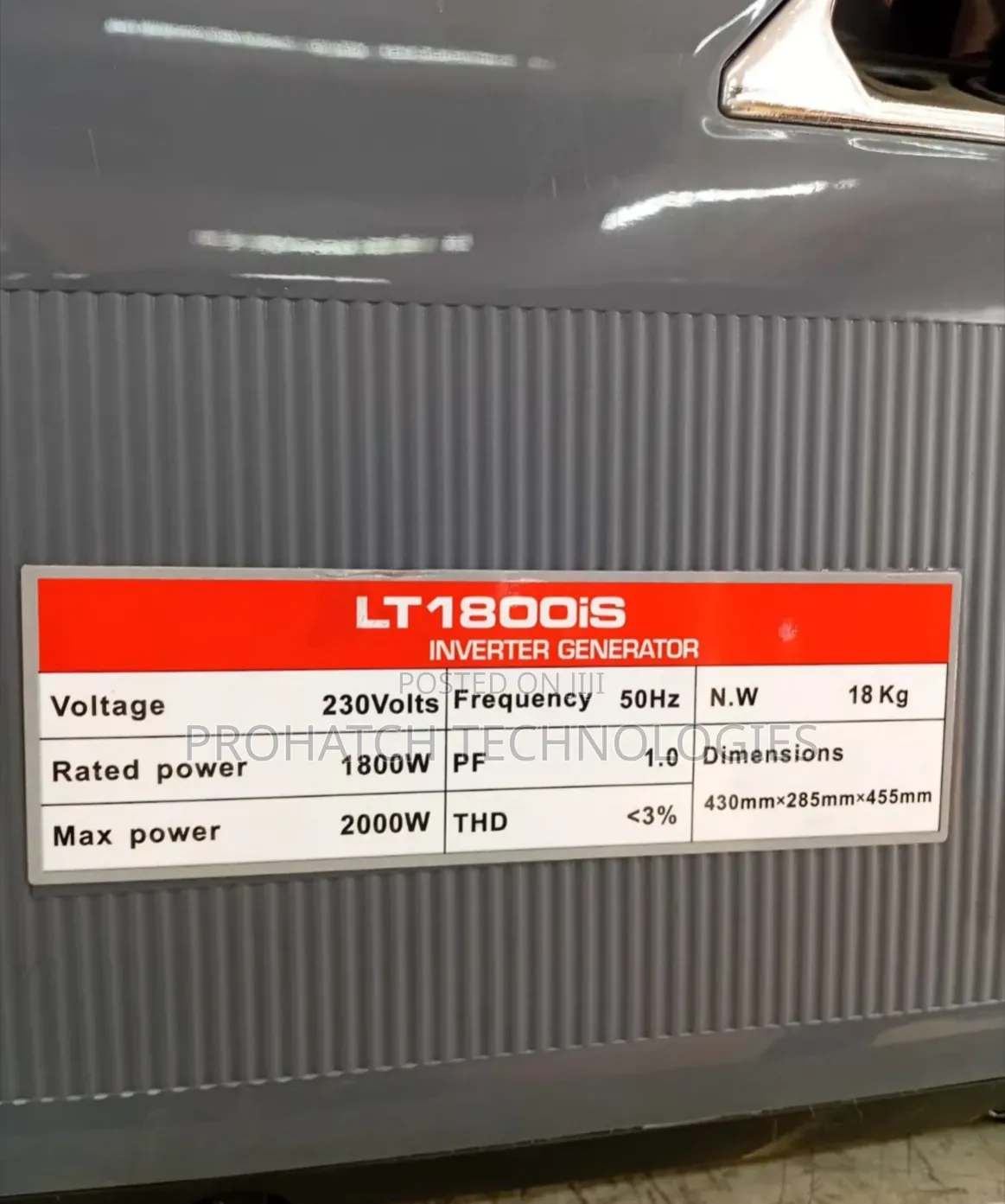 2.5KVA Premier Silent Inverter Generator