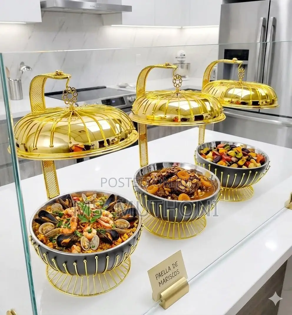 🥗🥙Elegant 8.0L Luxurious Hanging Chafing Dishes.