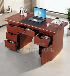 Office Desk; 1200MM Brown Executive Home Office Desk