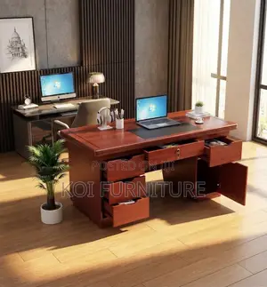 Office Desk; 1200MM Brown Executive Home Office Desk