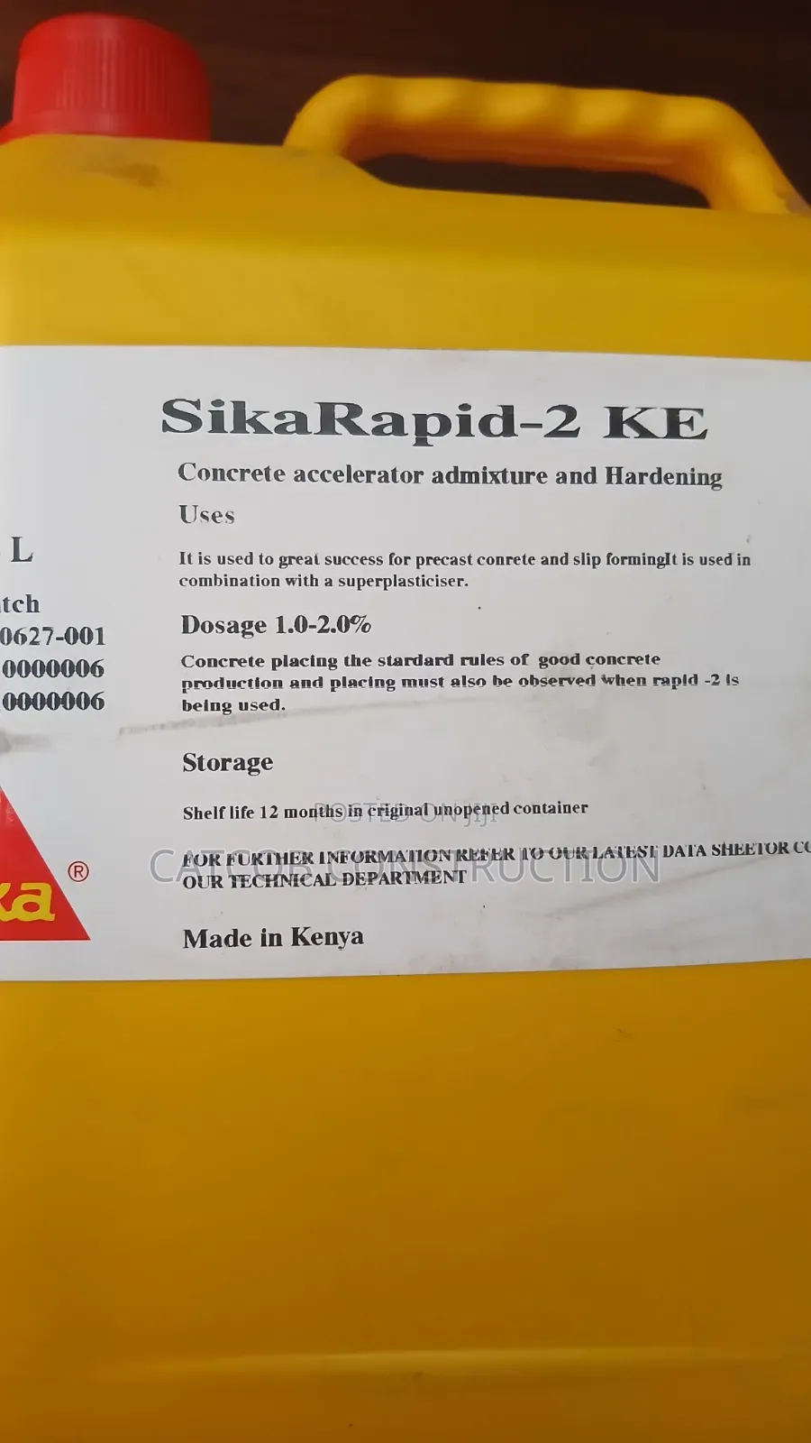 Sika Rapid 2 5litres