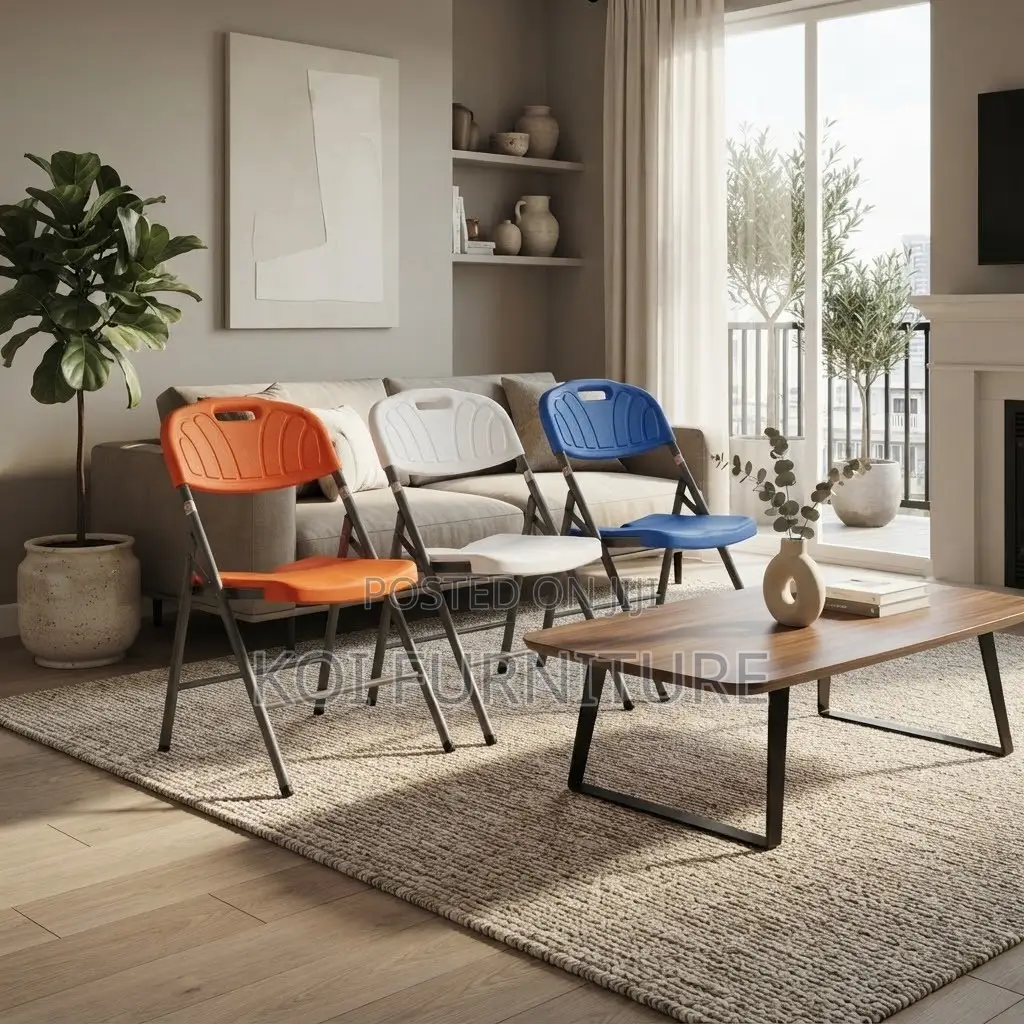 Office Chairs; Plastic Armless Foldable Outdoor Office Chair