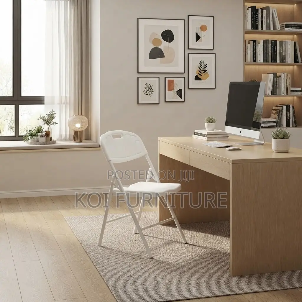 Office Chairs; Plastic Armless Foldable Outdoor Office Chair