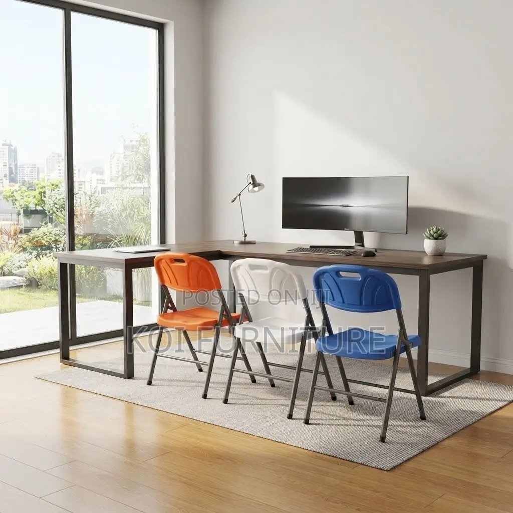 Office Chairs; Plastic Armless Foldable Outdoor Office Chair