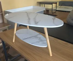 Executive MDF Marble Coffee Table/Bed Side