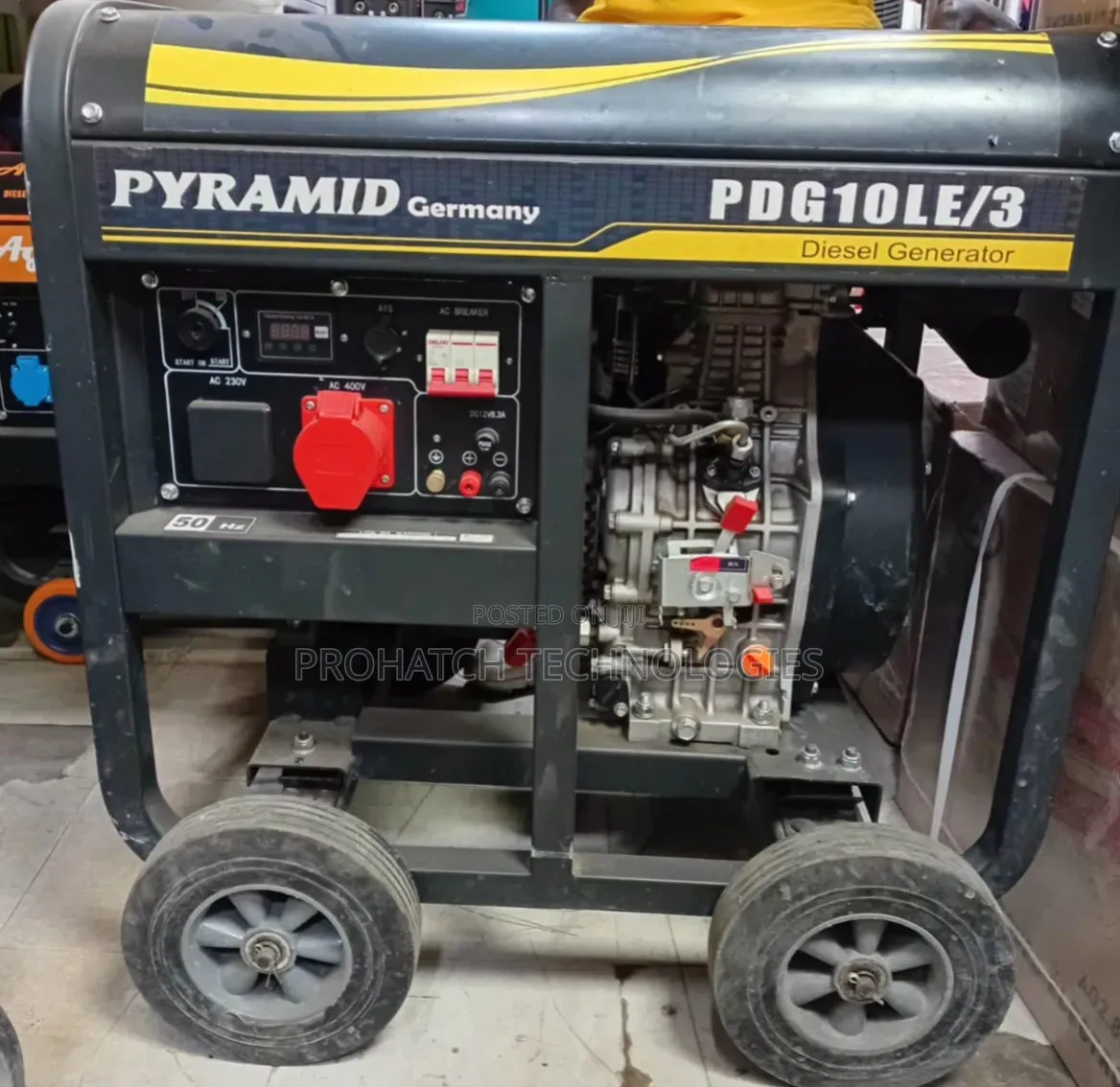 3Phase 10KVa Pyramid Germany Diesel Open Generator