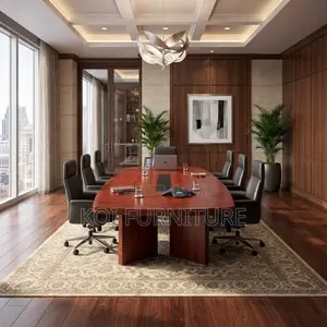 Boardroom Table; Mahogany 3 Meter Executive Conference Offices Tables