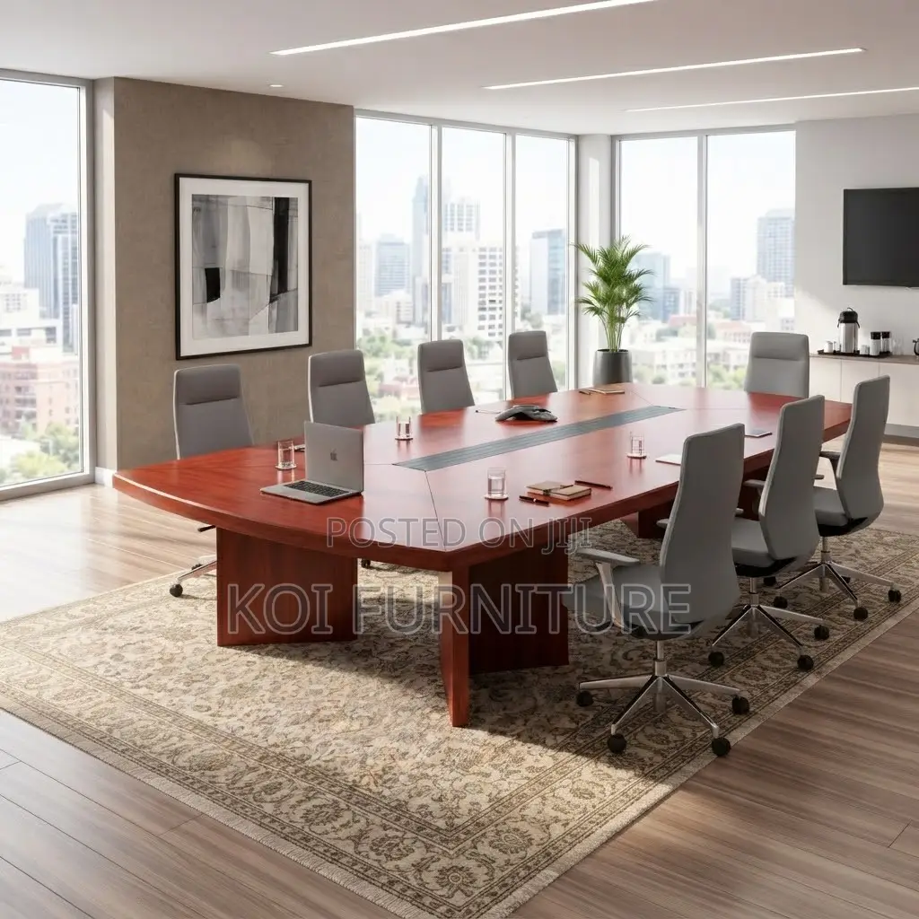 Boardroom Table; Mahogany 3 Meter Executive Conference Offices Tables