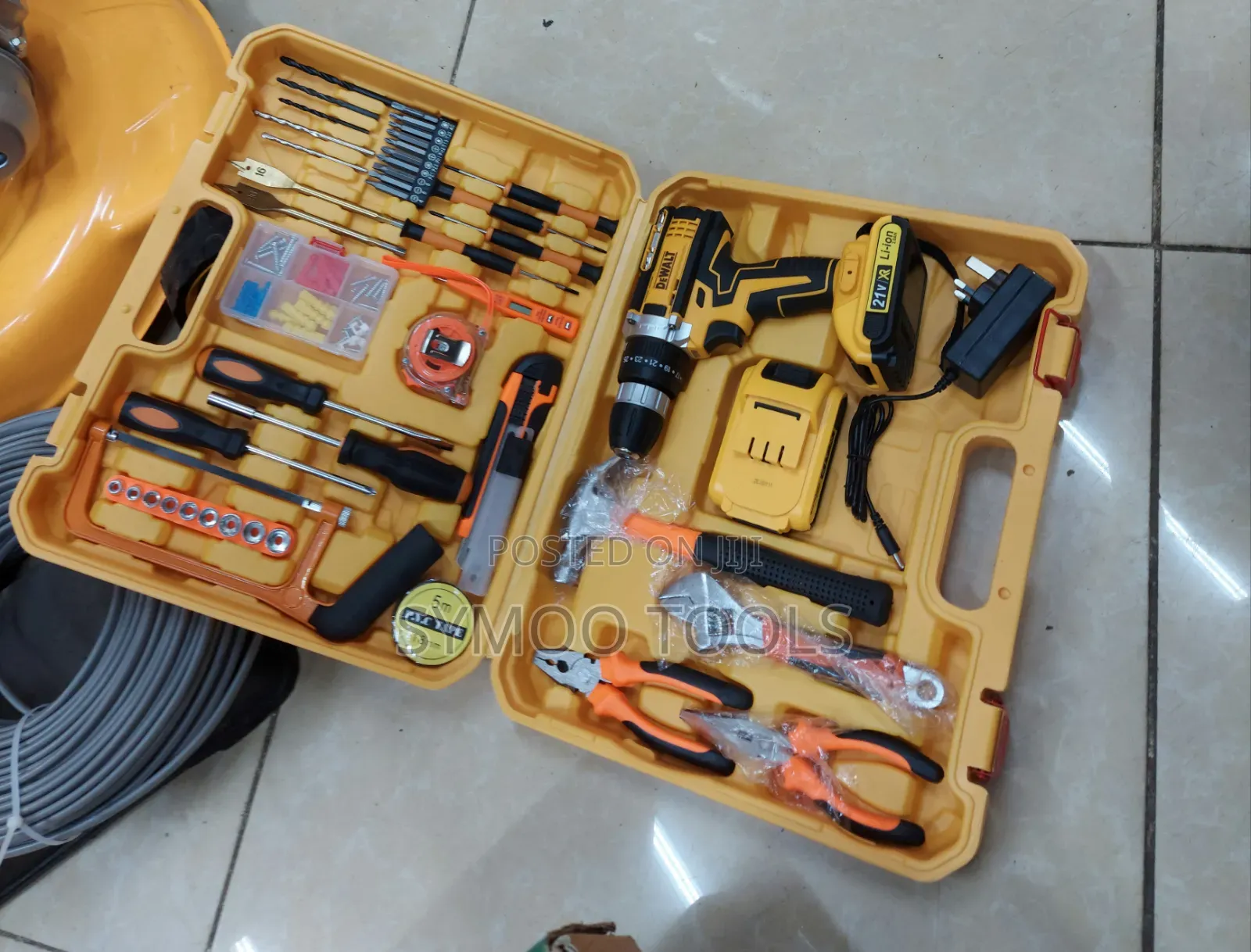 Cordless Rechargeable Dewalt Drill Tool Kit