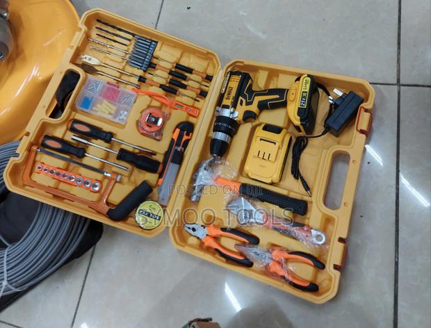 Cordless Rechargeable Dewalt Drill Tool Kit