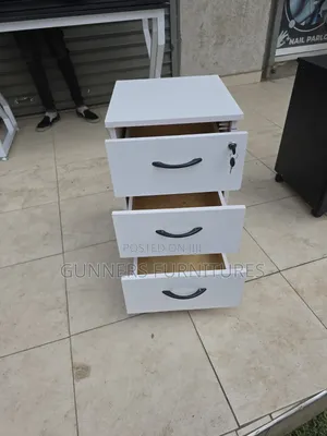 White Office Pedestal