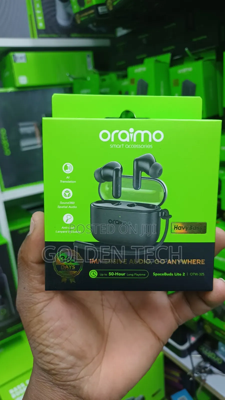 Oraimo SpaceBuds Lite 2 Immersive Portable  Earbuds 50hrs