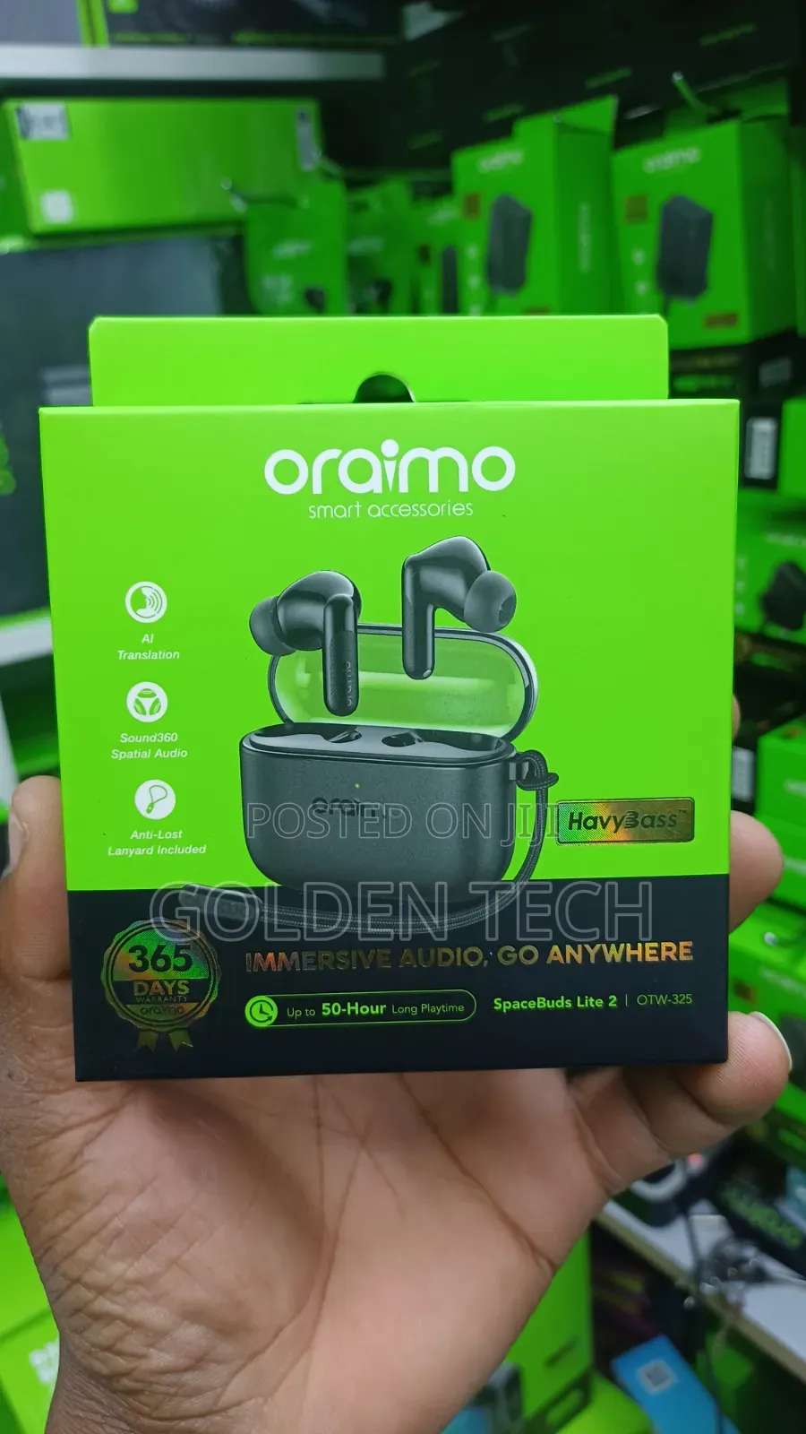 Oraimo SpaceBuds Lite 2 Immersive Portable  Earbuds 50hrs