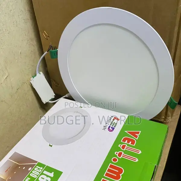 18W Recessed LED Panel Light for False Ceiling Installation