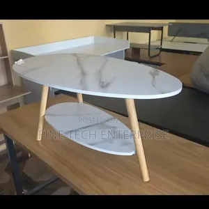 Executive MDF Marble Coffee Table/Bed Side