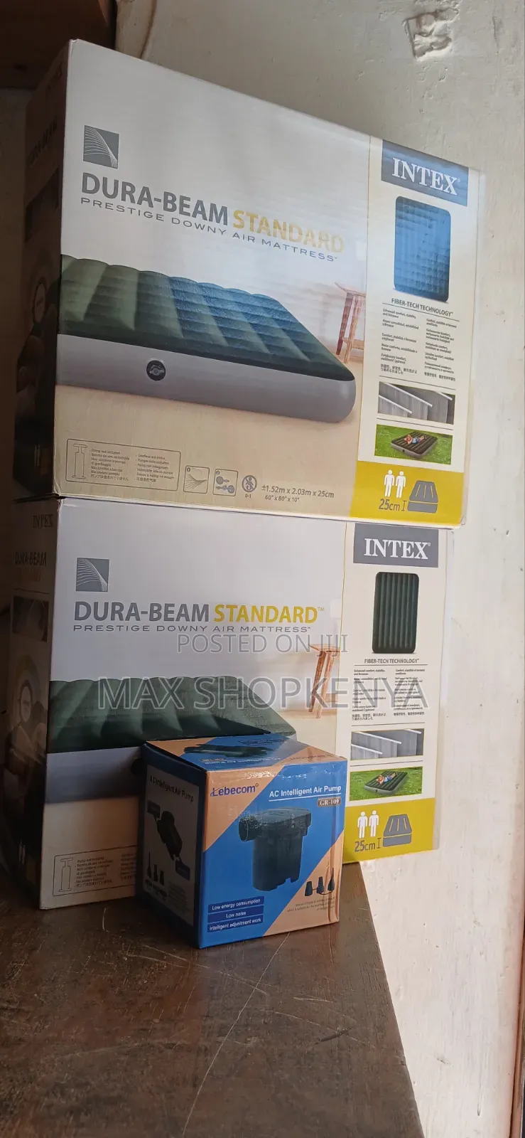 Intex 5x6 Comfortable Inflatable Mattress With Pump