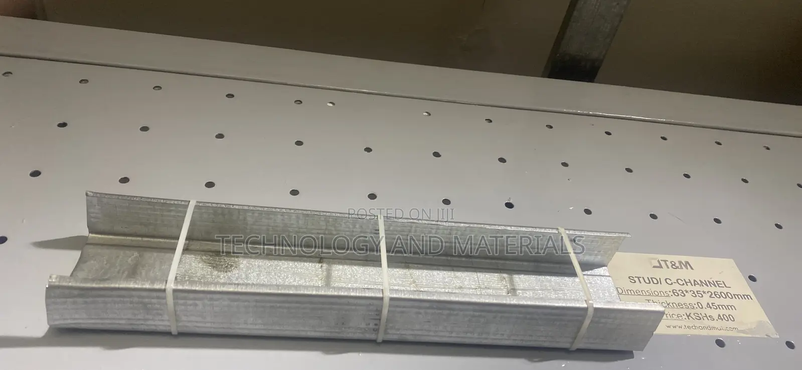 Stud/C-Channel 63*35*2.6mm 0.45mm Thick
