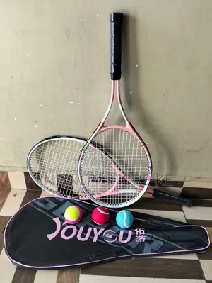 Professional Lawn Tennis Rackets With 3 Balls