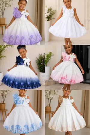 Girls Cute Balloon Dress Size 110-180