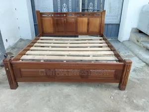 6 by 6 Mvule Bed