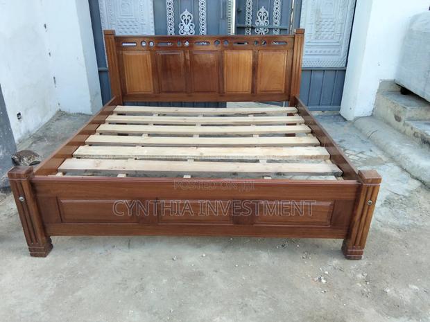 6 by 6 Mvule Bed