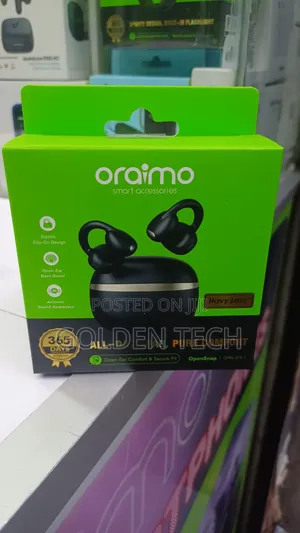 Oraimo OpenSnap N Clip Heavy Bass Earbuds