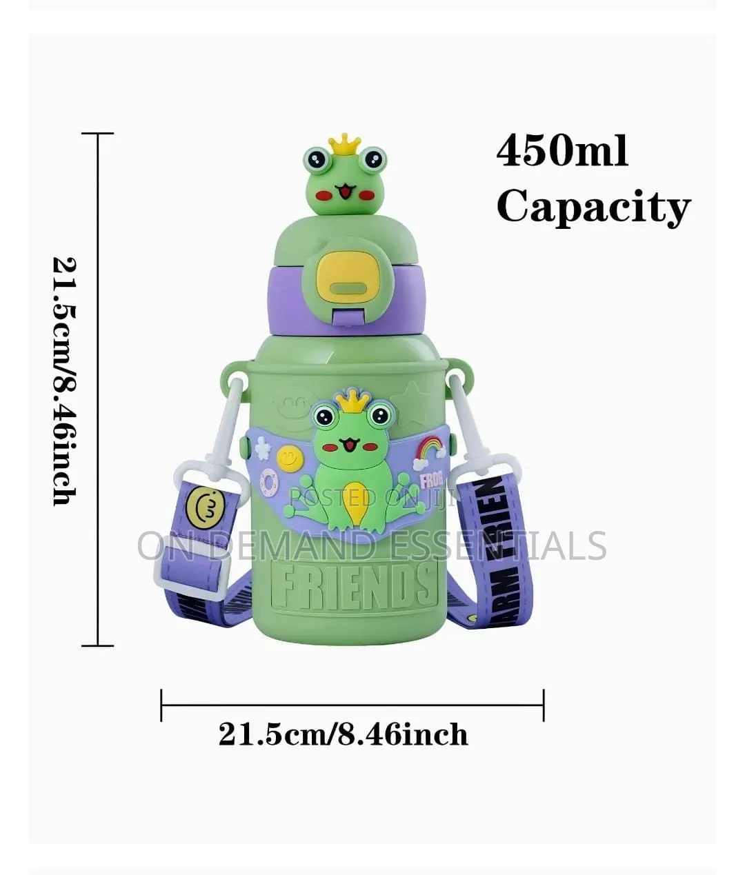 450ml Hot/Cold Baby Bottle Available in Green