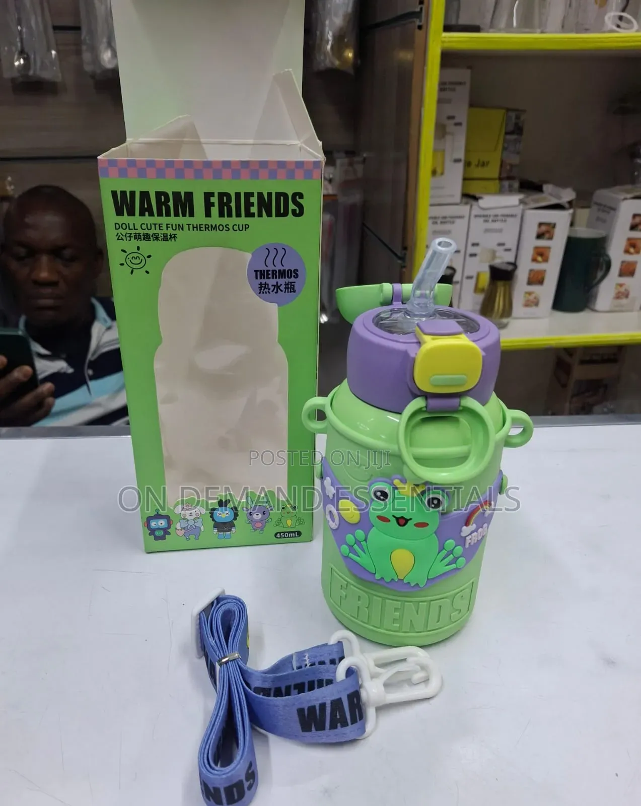 450ml Hot/Cold Baby Bottle Available in Green