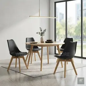 Dining Chairs; Eames Armless Class Home Padded Chair