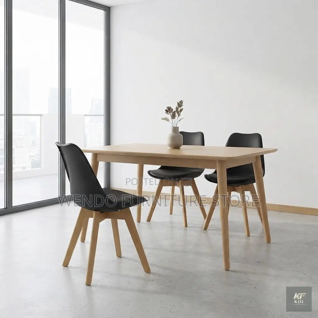 Dining Chairs; Eames Armless Class Home Padded Chair
