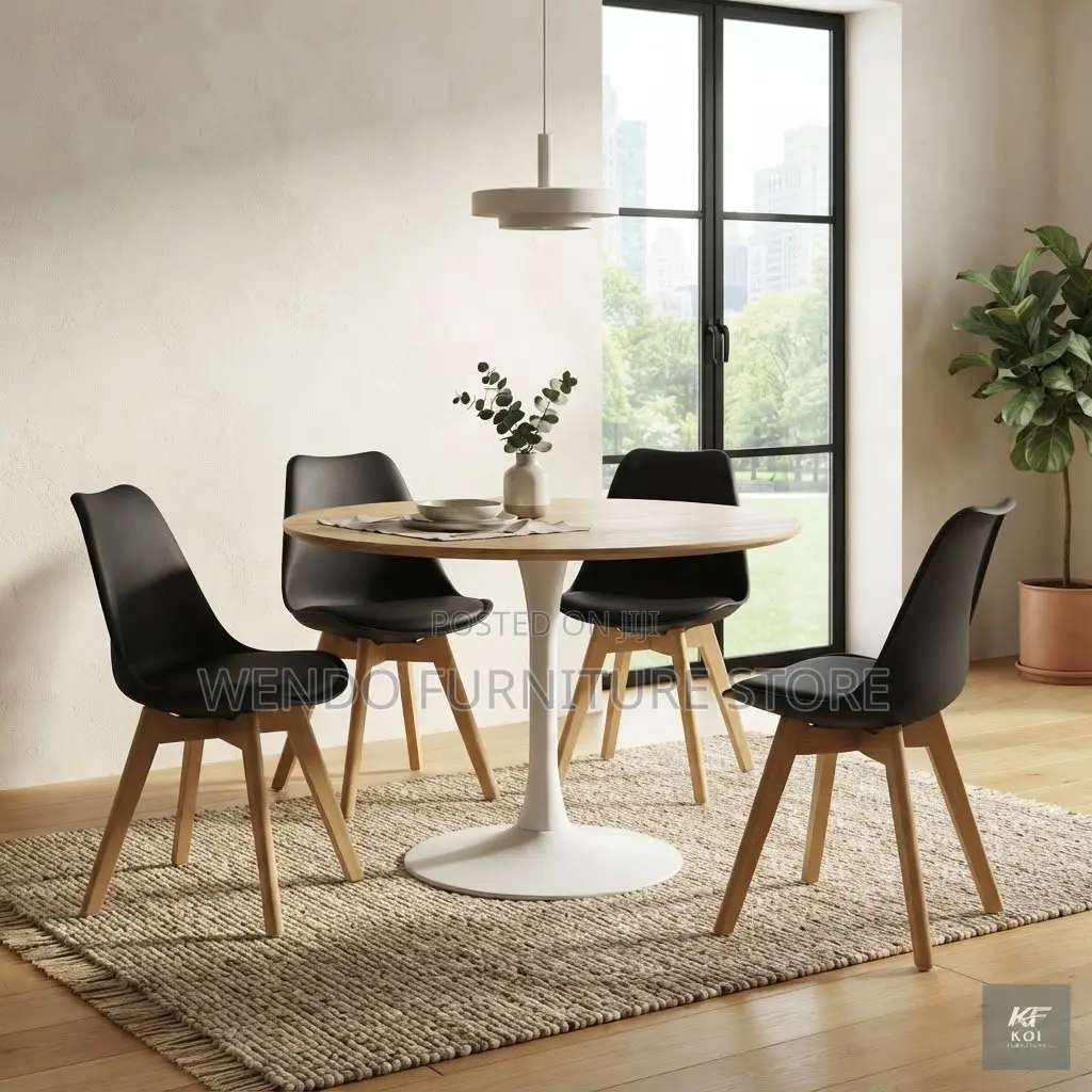 Dining Chairs; Eames Armless Class Home Padded Chair