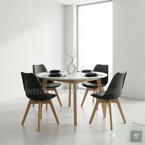 Dining Chairs; Eames Armless Class Home Padded Chair
