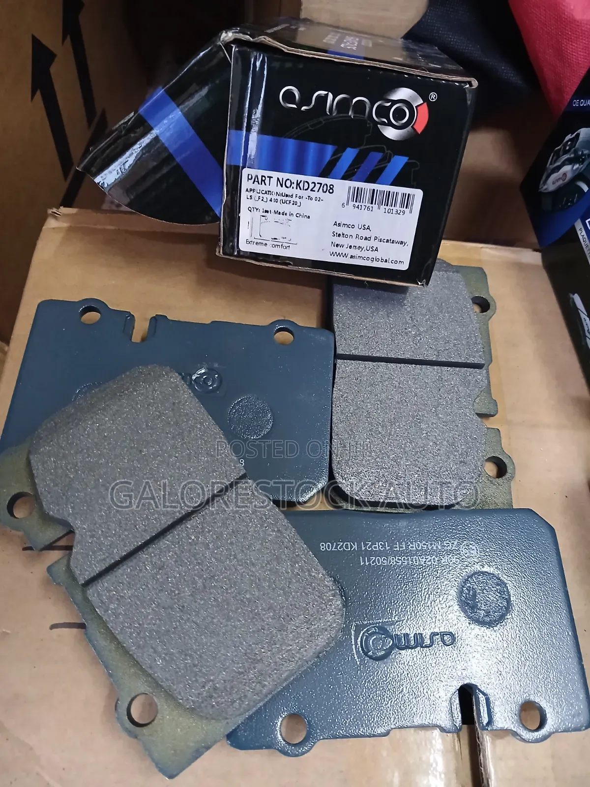 KD2708 ASIMCO Front Brake Pad for Toyota Celsior / Lexus LS400