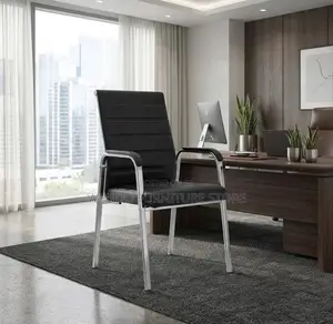 Office Chairs; Leather Backrest Office Visitor Chairs