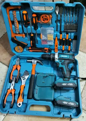 Powerful MAKITA CORDLESS Drill Set 2 Battery 48V Best for Gypsum Jobs