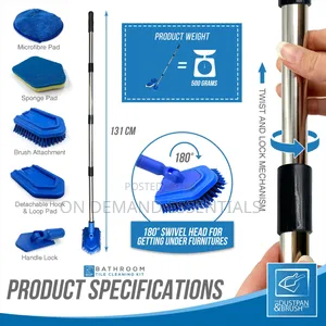 3in1 Multi Cleaning Functions Brush MOP