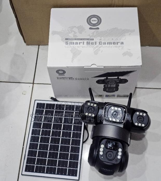 4g Triplelens Solar CCTV Camera 4g Solar CCTV Camera