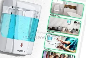 Wall-Mounted Automatic Hand Sanitizer and Soap Dispenser With a 700ml