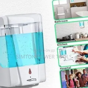 Wall-Mounted Automatic Hand Sanitizer and Soap Dispenser With a 700ml